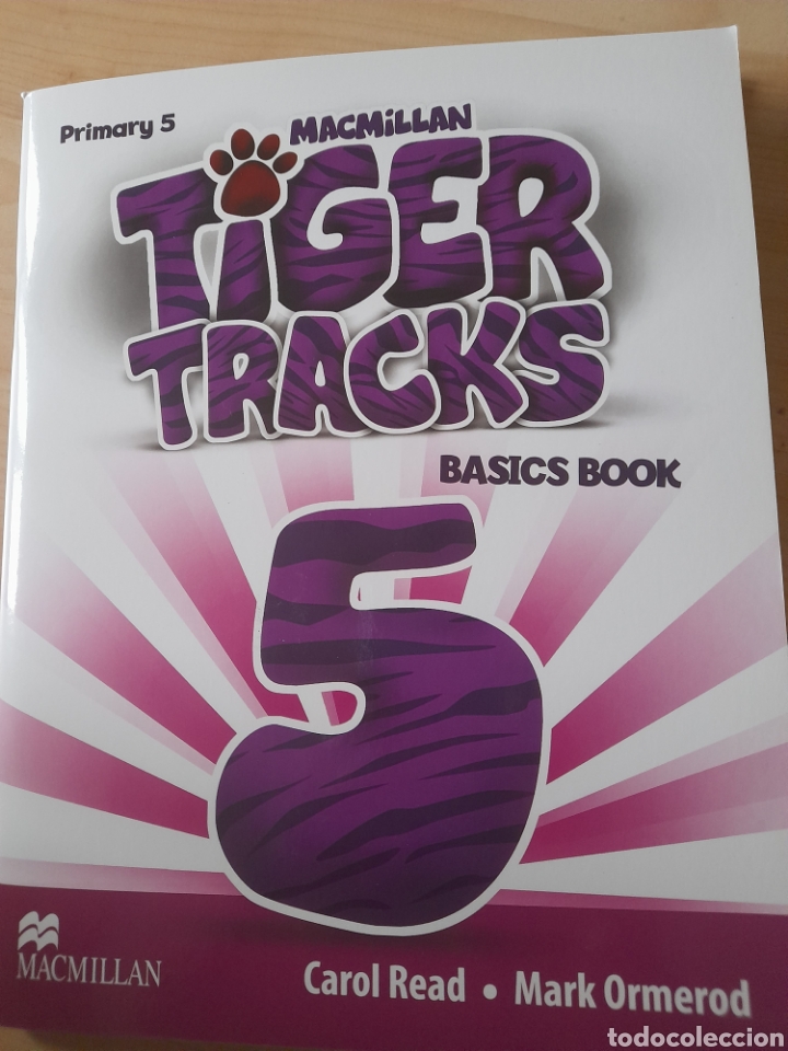 Libros: Tiger traks 5. B&aacute;sicamente book. Ingl&eacute;s Primaria - Foto 1