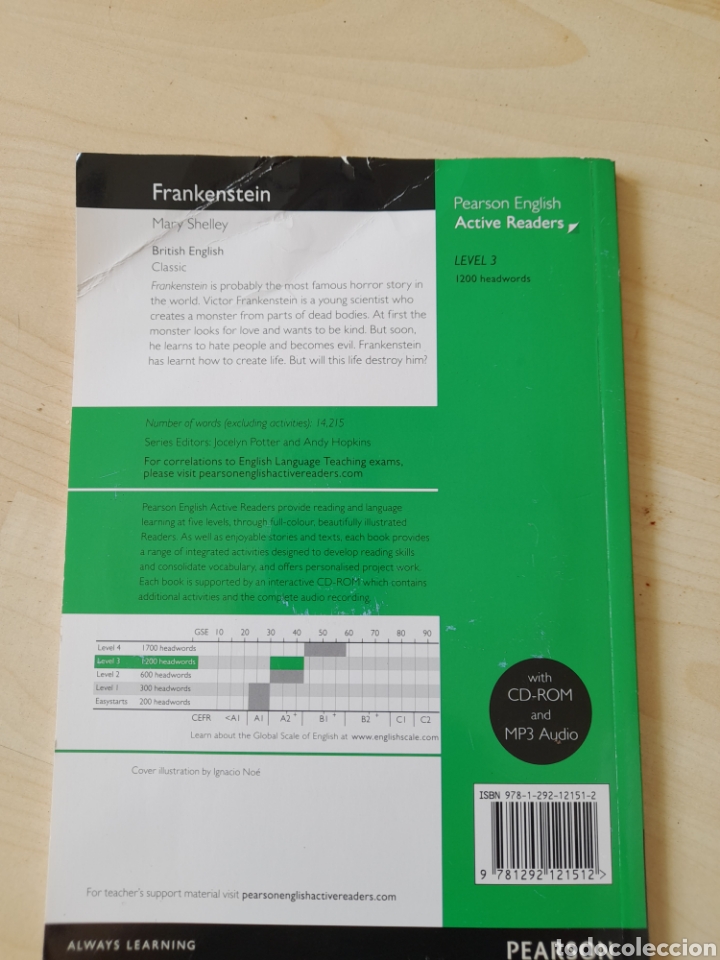 Libros: Frankenstein. Lectura graduada en ingl&eacute;s - Foto 2