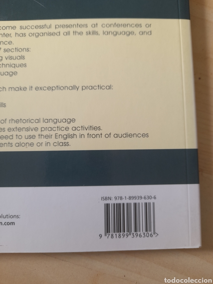 Libros: Presenting in English. Texto con ejercicios y soluciones - Foto 3