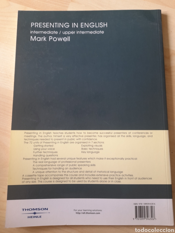 Libros: Presenting in English. Texto con ejercicios y soluciones - Foto 2