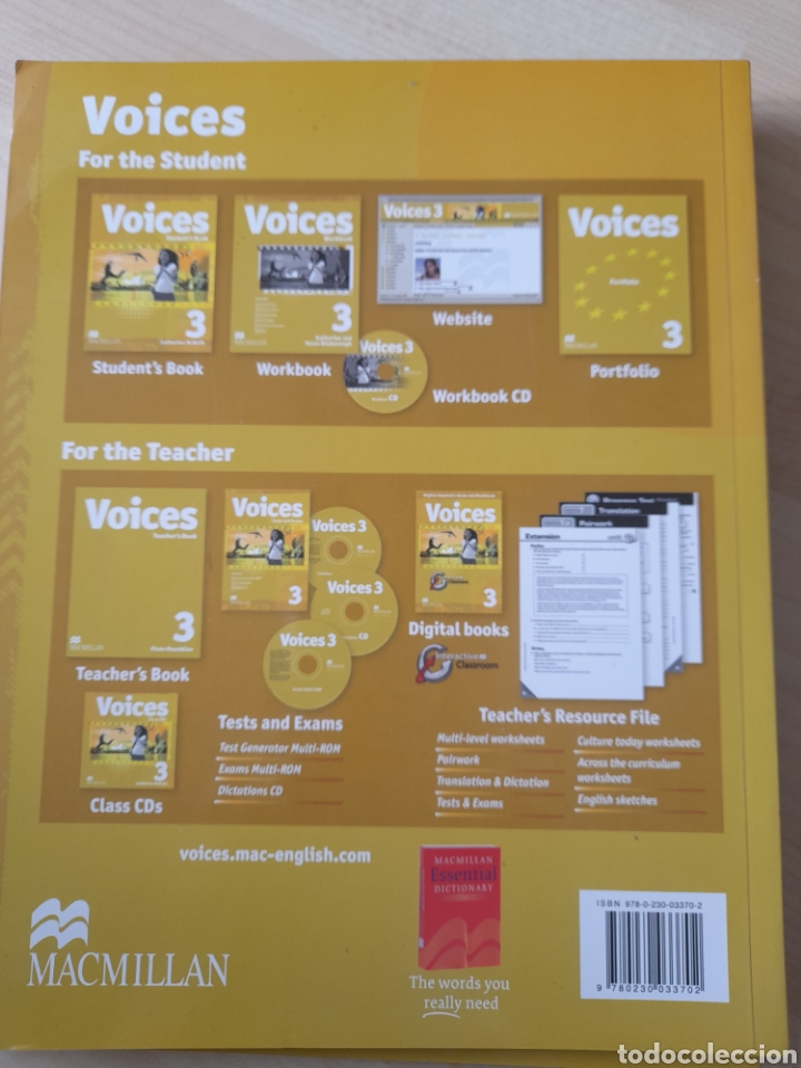 Libros: Voices 3. Students book, workbook y portfolio - Foto 6