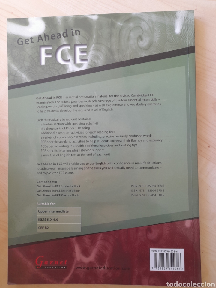 Libros: Get Ahead with FCE. Students book - Foto 2