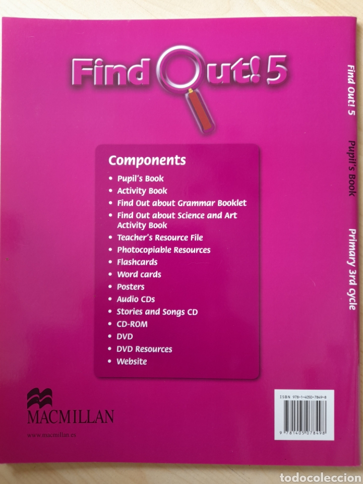 Libros: Find Out 5 . Pupils book - Foto 2