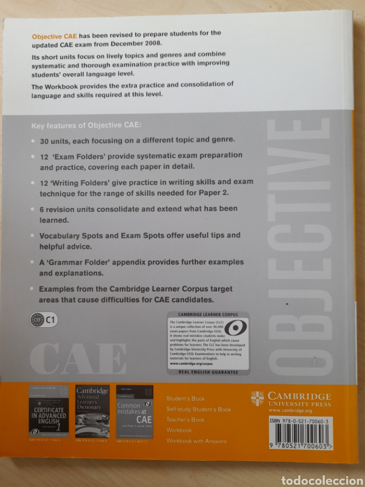 Libros: Cambridge objective CAE. Workbook con respuestas - Foto 2