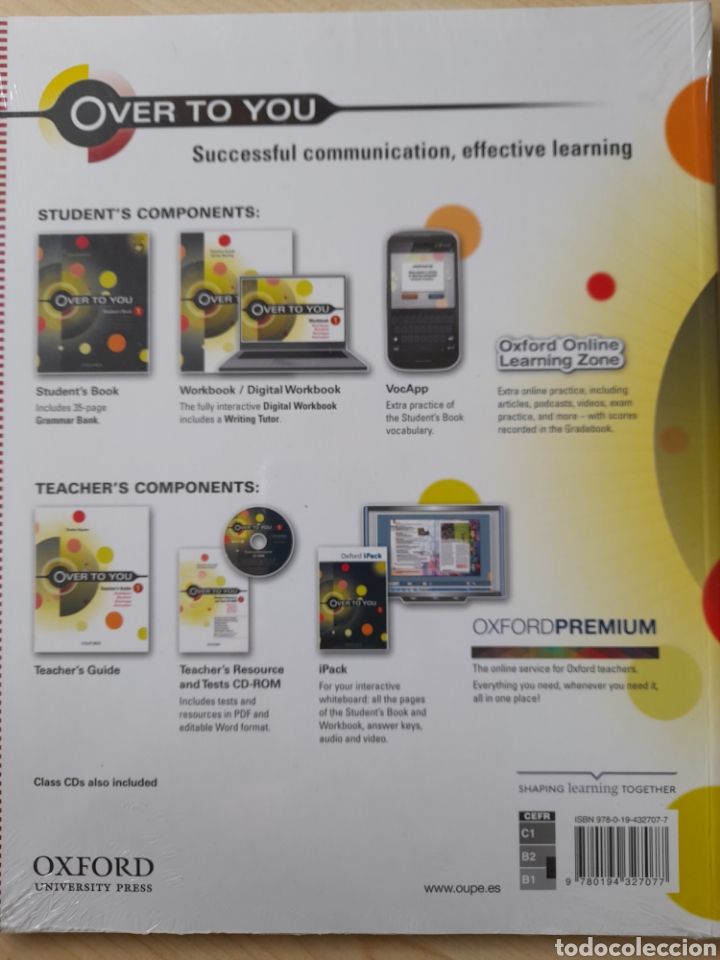 Libros: Over to you 1. Bachillerato. Students & workbook - Foto 6