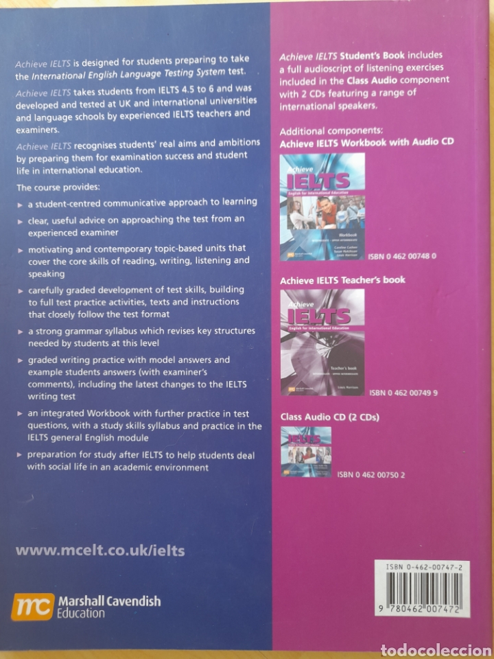 Libros: Achieve IELTS. Students book and workbook - Foto 2