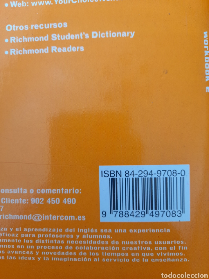 Libros: Your choice next 2 workbook. - Foto 3