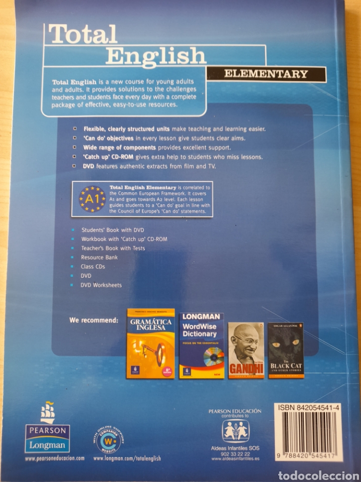 Libros: Total English Elementary. Students book y workbook - Foto 5