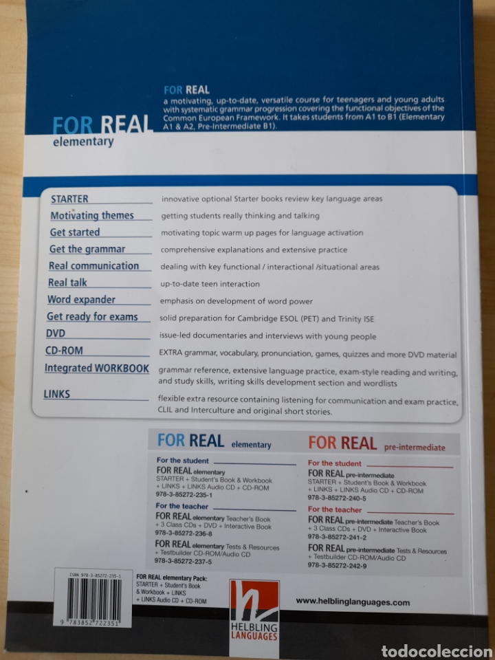 Libros: For Real Elementary. Students book, workbook y booklets - Foto 2