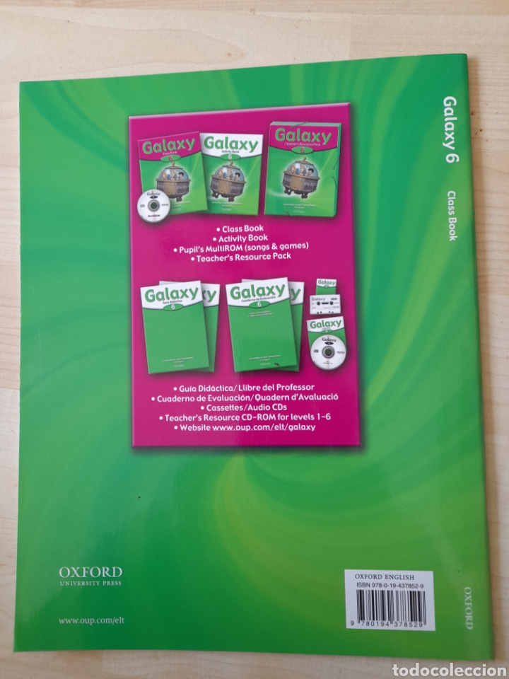 Libros: Galaxy 6 Class book. Ingl&eacute;s Primaria - Foto 2