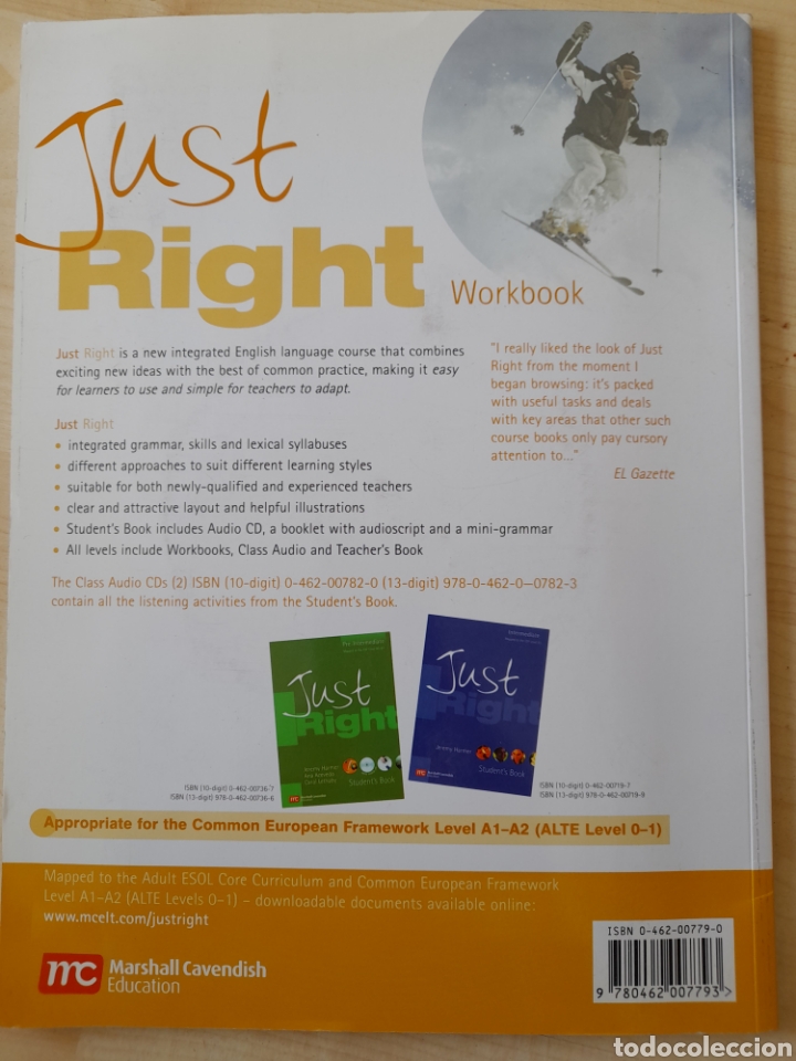 Libros: Just Right Elementary workbook with key - Foto 2