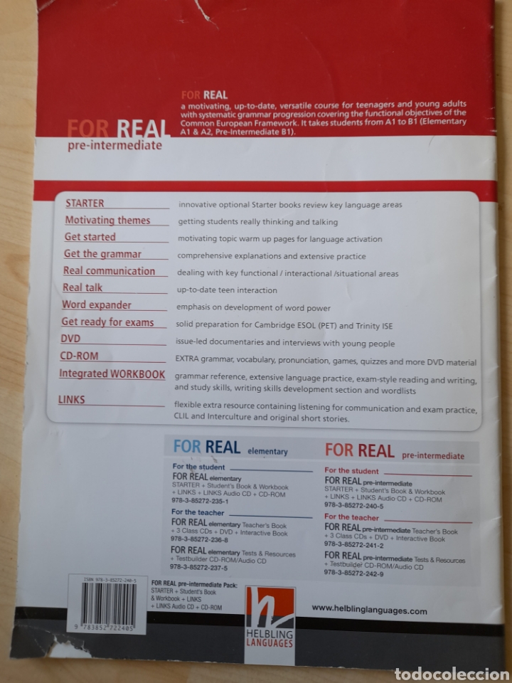Libros: For Real Pre Intermediate. Links - Foto 2