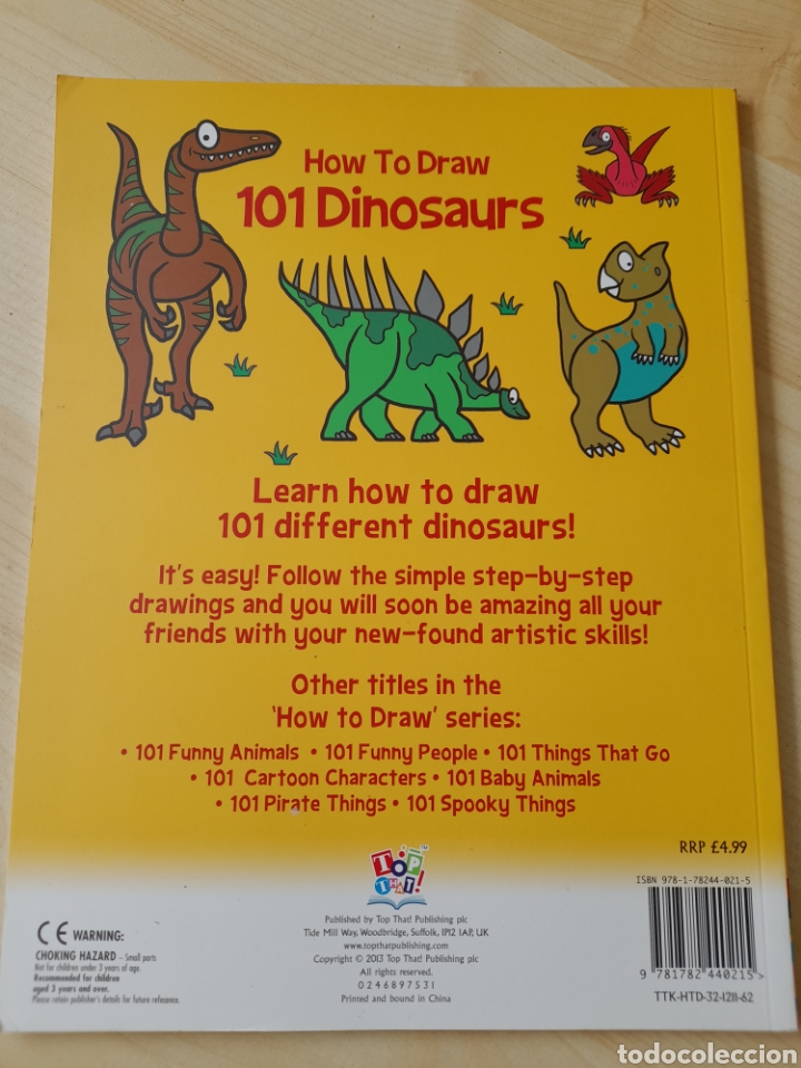 Libros: How to draw 101 dinosaurs . Infantil - Foto 2