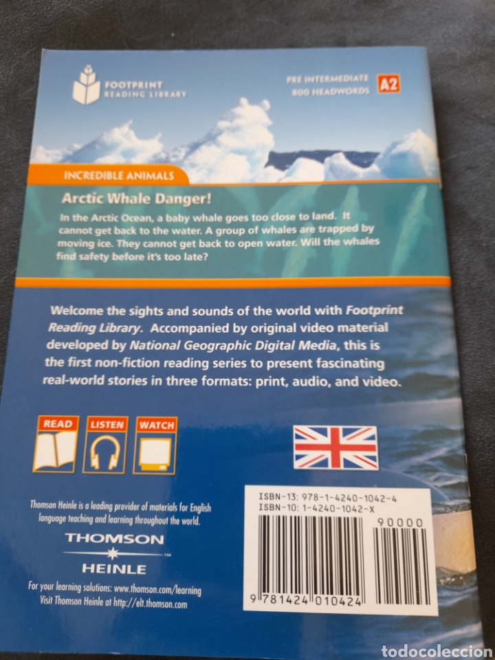 Libros: Artic whale danger. ING A2 - Foto 2