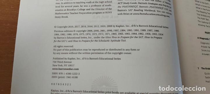 Libros: Libro SAT PREMIUM STUDY GUIDE BY BARRONS a&ntilde;o 2019 - Foto 4