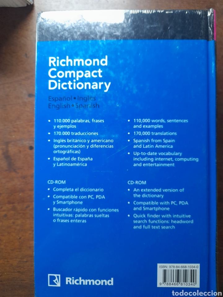 Libros: Richard Compact dictionary. ING Espa&ntilde;ol - Foto 2