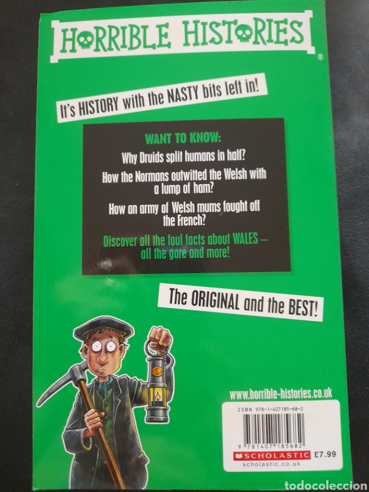 Libros: Horrible histories. Wales. Terry Deary - Foto 2