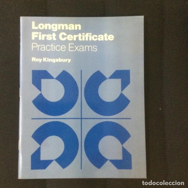 Libros: Ingl&eacute;s. First Certif&iacute;cate. Practice Exams. Logman. NUEVO - Foto 1