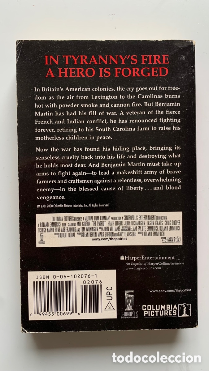 Libros: LIBRO EN INGLES THE PATRIOT 294 Pag - Foto 2