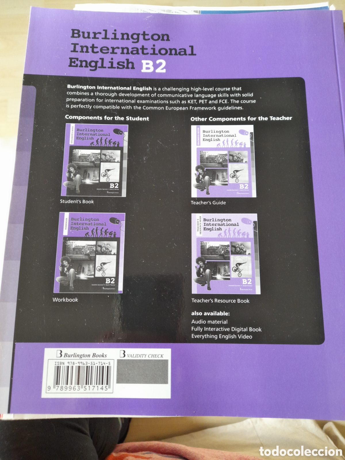 Libros: Burlington international English B2. Workbook - Foto 2