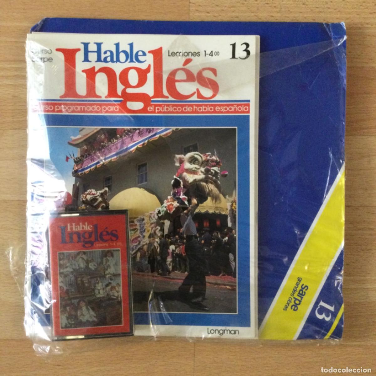 Libros: Hable ingl&eacute;s. Sarpe. N* 13 + Cassette. NUEVO - Foto 1