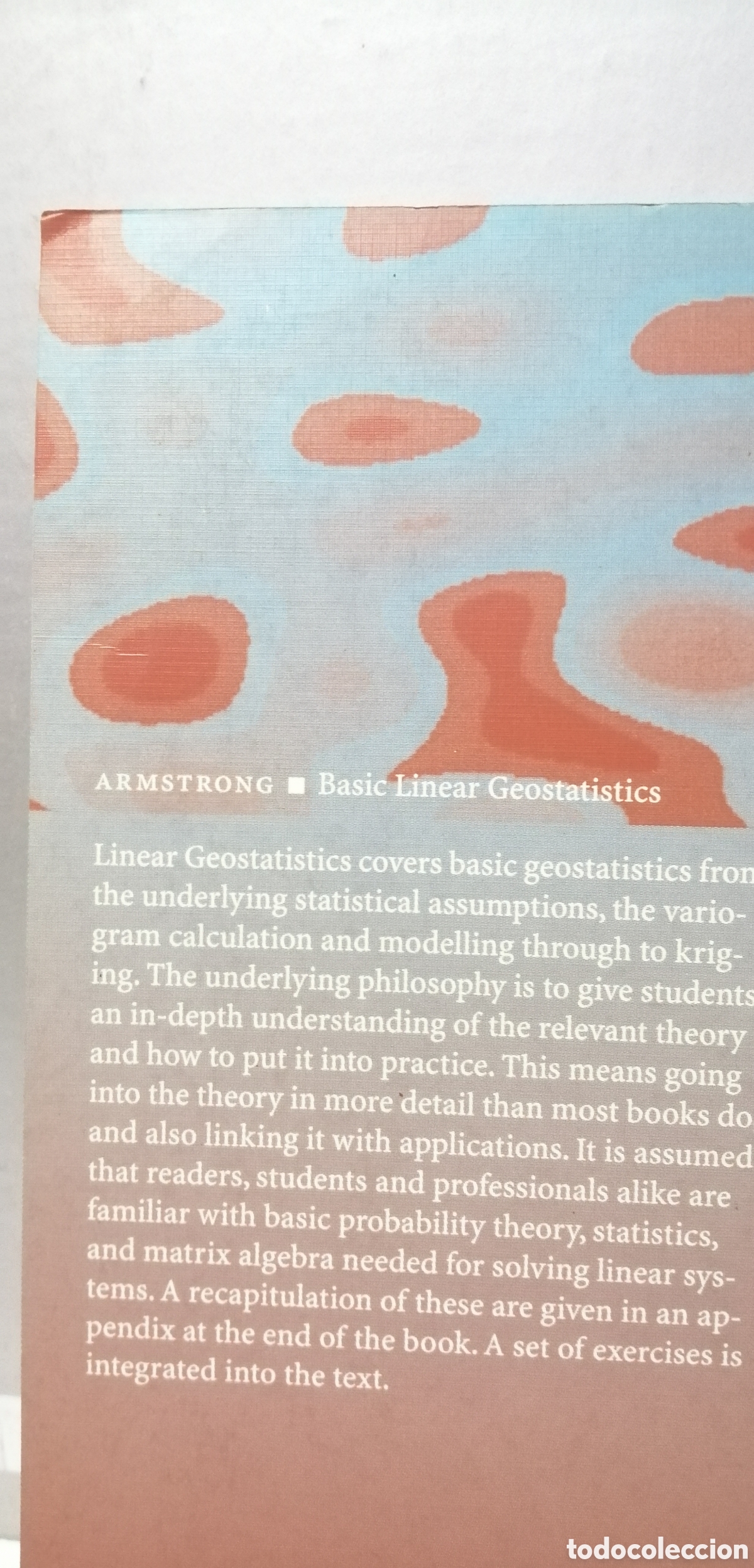 Libros: Basic Linear Geostatistics Margaret Armstrong 1998 English book Libro en ingl&eacute;s - Foto 4