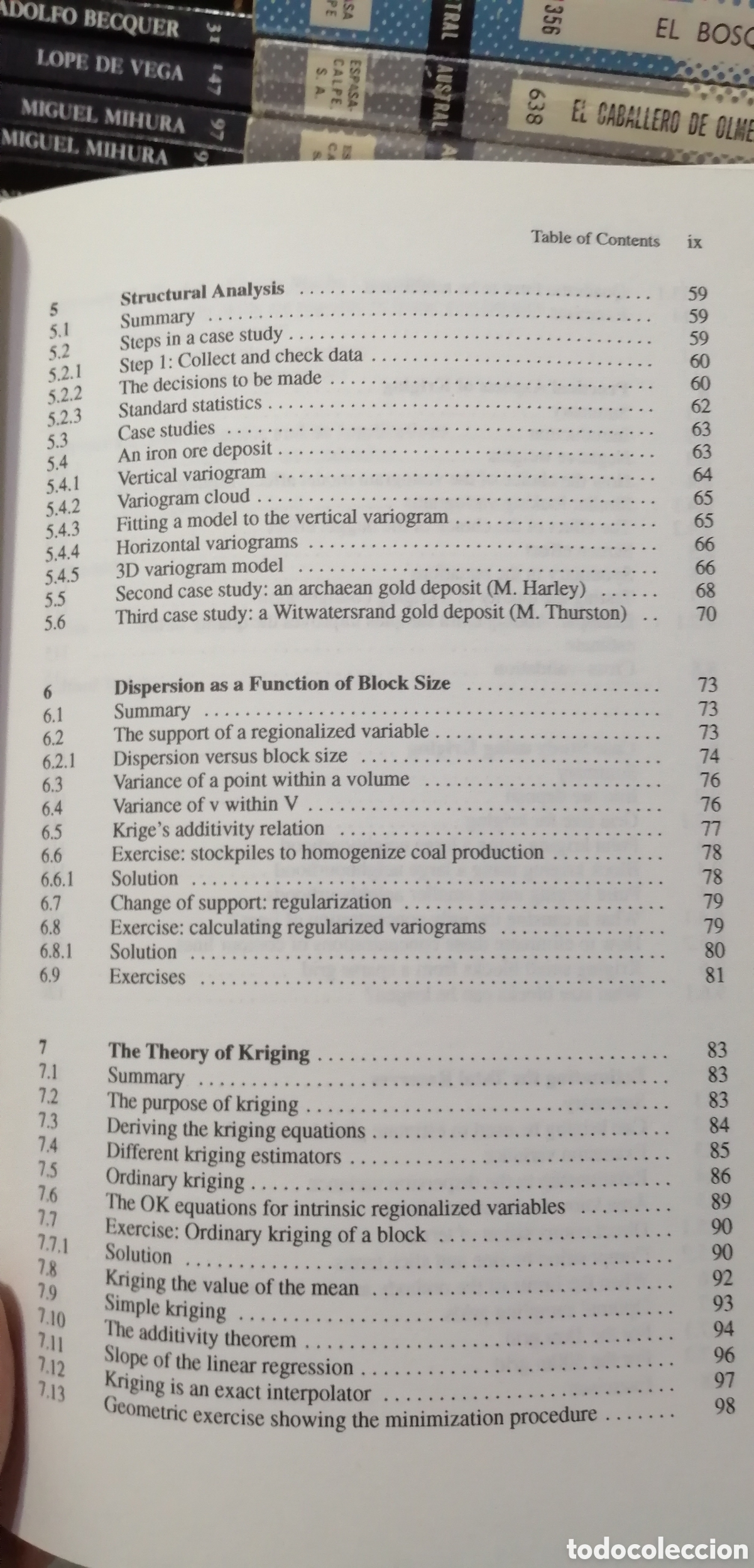 Libros: Basic Linear Geostatistics Margaret Armstrong 1998 English book Libro en ingl&eacute;s - Foto 12