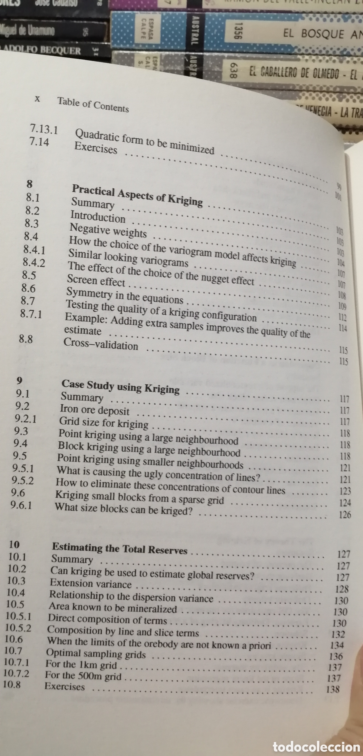 Libros: Basic Linear Geostatistics Margaret Armstrong 1998 English book Libro en ingl&eacute;s - Foto 13