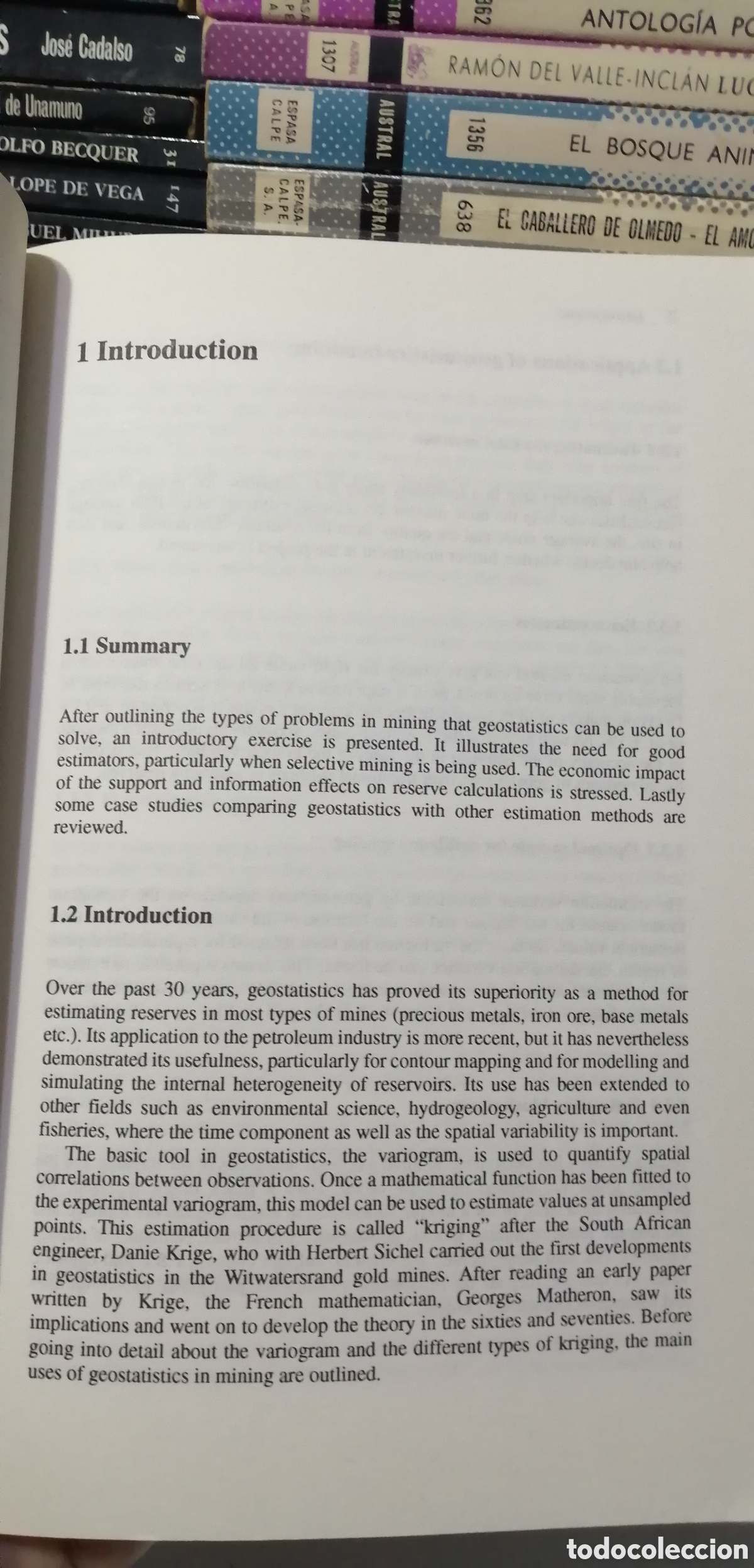 Libros: Basic Linear Geostatistics Margaret Armstrong 1998 English book Libro en ingl&eacute;s - Foto 15