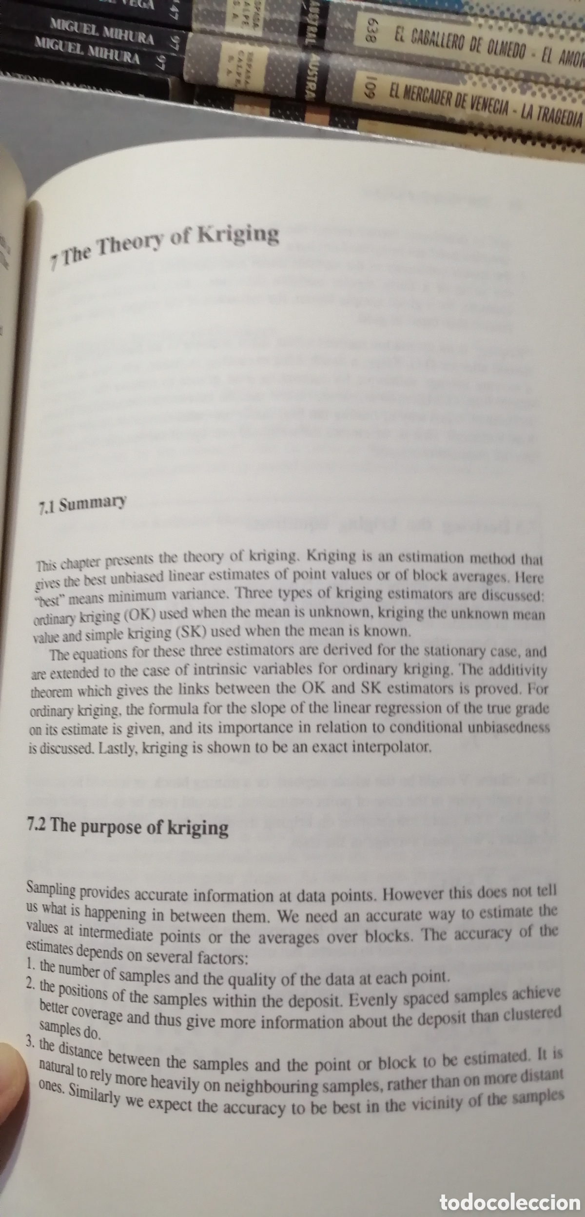 Libros: Basic Linear Geostatistics Margaret Armstrong 1998 English book Libro en ingl&eacute;s - Foto 18