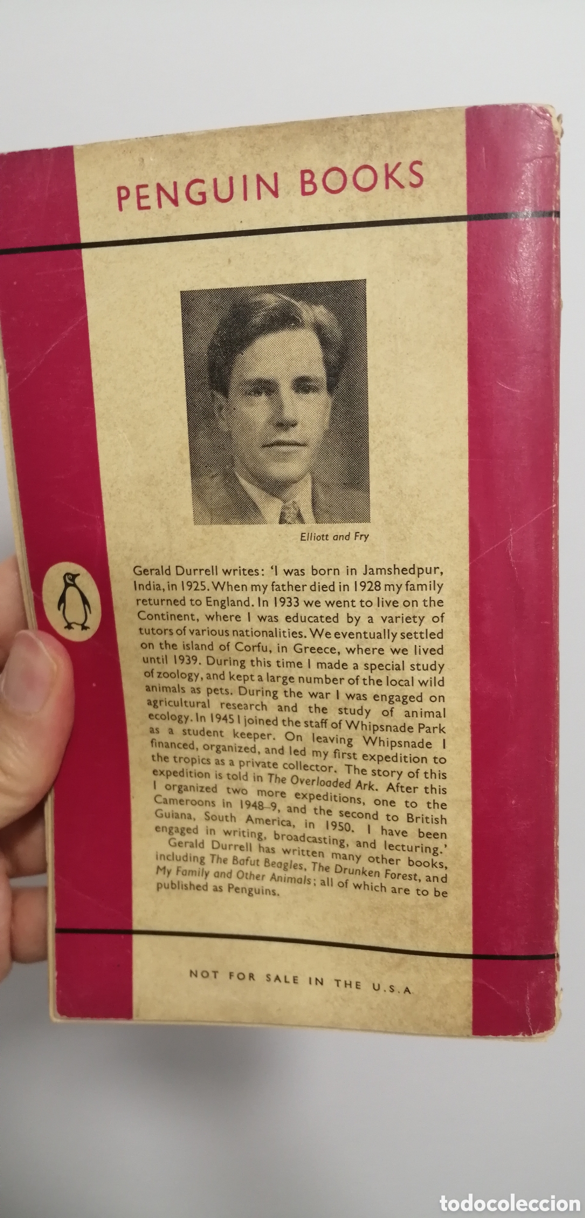 Libros: The Overloaded Ark Gerald Durrell Penguin Books 1957 - Foto 4