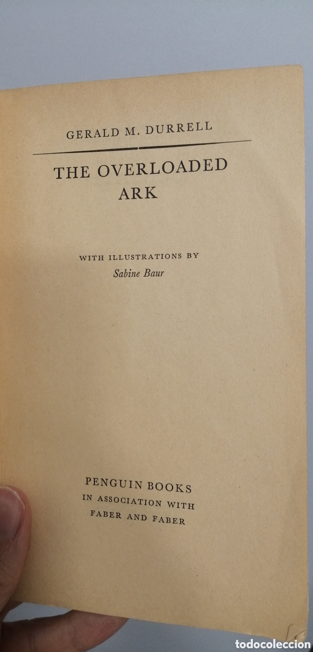Libros: The Overloaded Ark Gerald Durrell Penguin Books 1957 - Foto 5