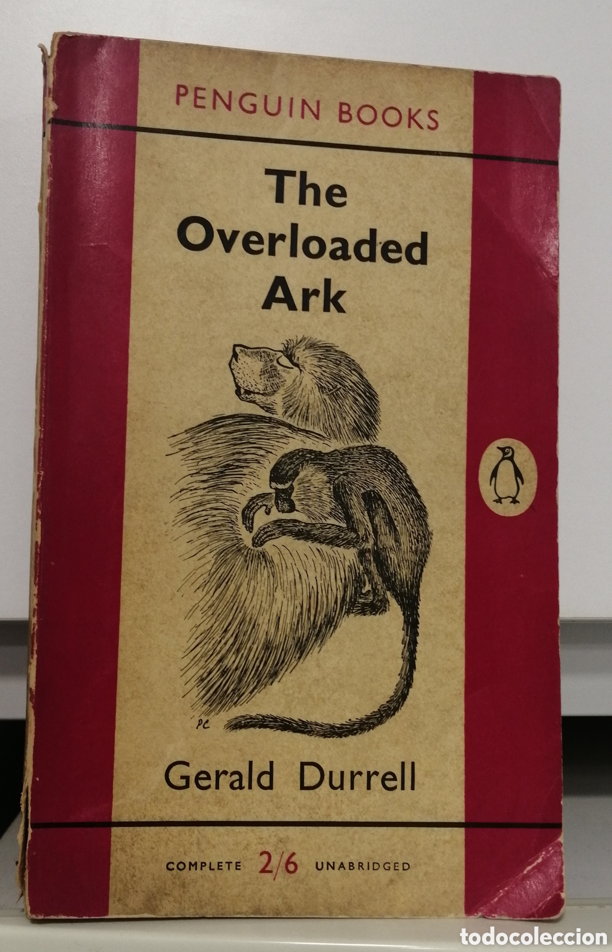 Libros: The Overloaded Ark Gerald Durrell Penguin Books 1957 - Foto 1