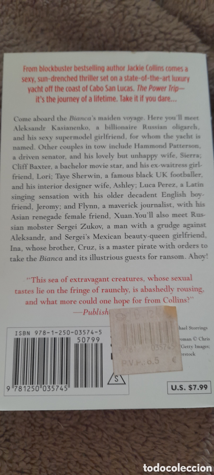 Libros: The power trip. Jackie Collins - Foto 2