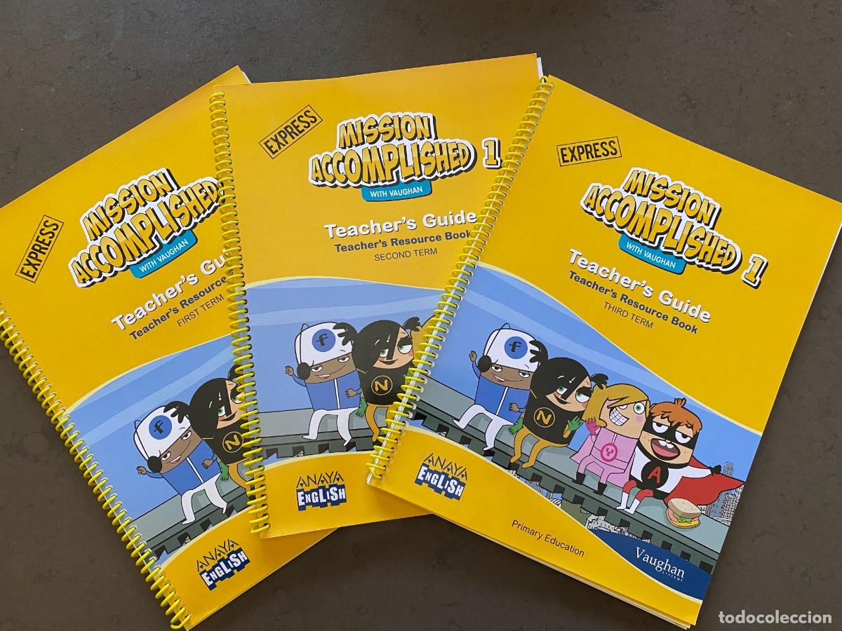 Libros: Libros Ingl&eacute;s (Mission Accomplished 1) Ed. Anaya 2015 Vaughan Method - Foto 1