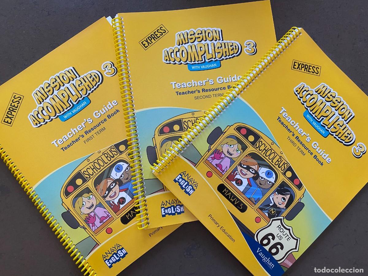 Libros: Libros Ingl&eacute;s (Mission Accomplished 3) Ed. Anaya 2015 Vaughan Method - Foto 1