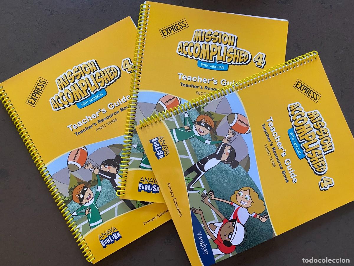 Libros: Libros Ingl&eacute;s (Mission Accomplished 4) Ed. Anaya 2015 Vaughan Method - Foto 1