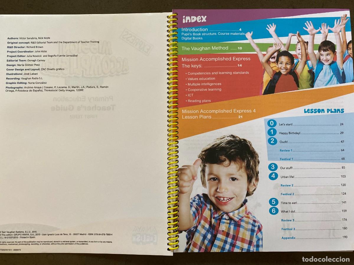 Libros: Libros Ingl&eacute;s (Mission Accomplished 4) Ed. Anaya 2015 Vaughan Method - Foto 3