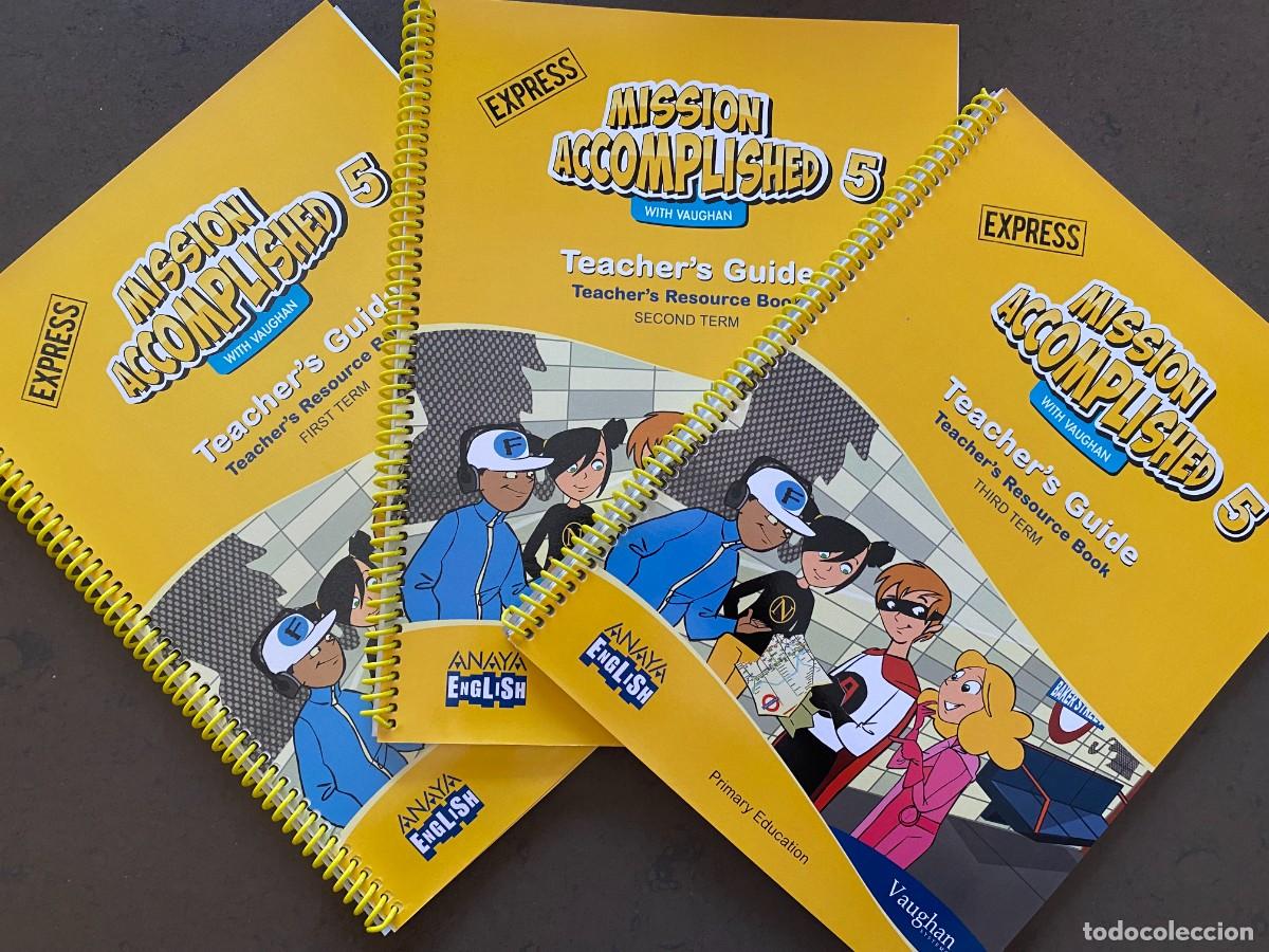 Libros: Libros Ingl&eacute;s (Mission Accomplished 5) Ed. Anaya 2015 Vaughan Method - Foto 1