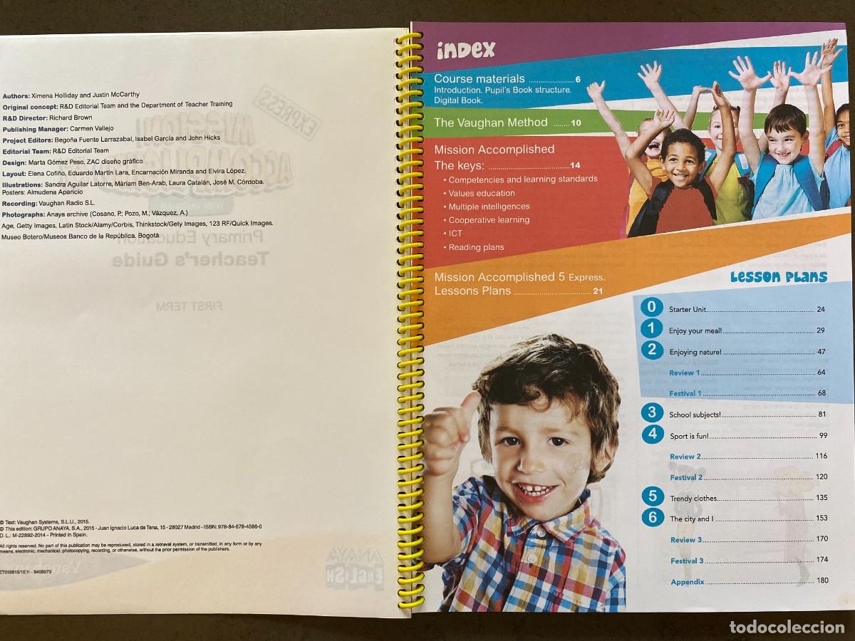 Libros: Libros Ingl&eacute;s (Mission Accomplished 5) Ed. Anaya 2015 Vaughan Method - Foto 3