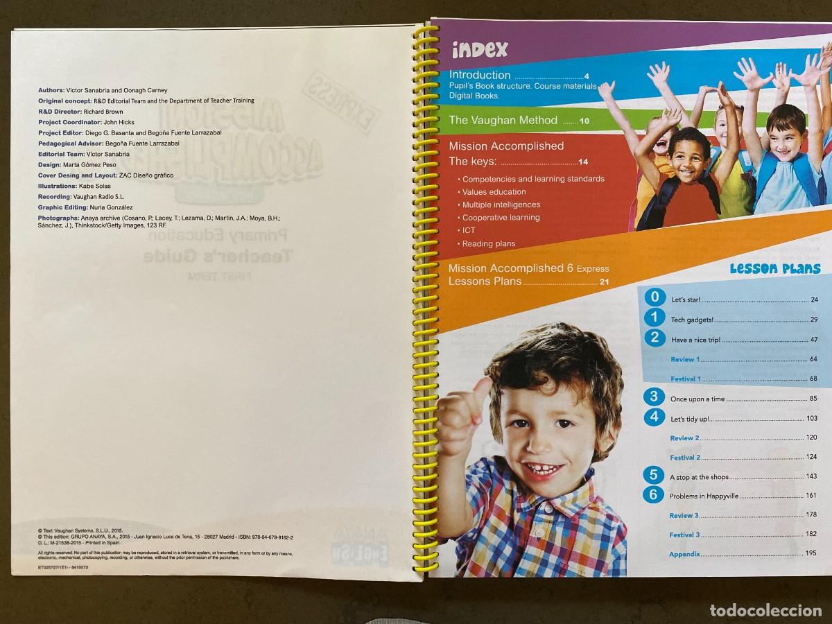 Libros: Libros Ingl&eacute;s (Mission Accomplished 6) Ed. Anaya 2015 Vaughan Method - Foto 3