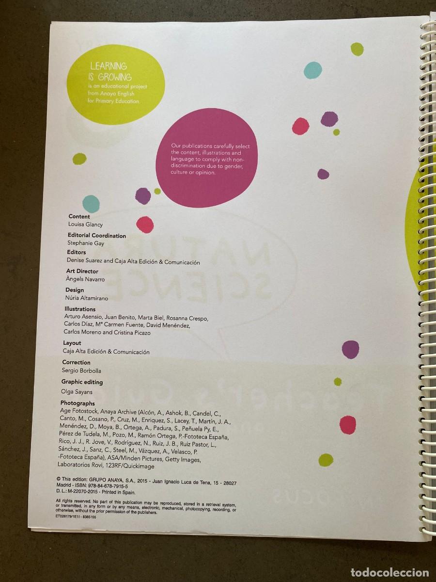 Libros: Libros Ingl&eacute;s (Natural Science 3) Ed. Anaya 2015 - Foto 2