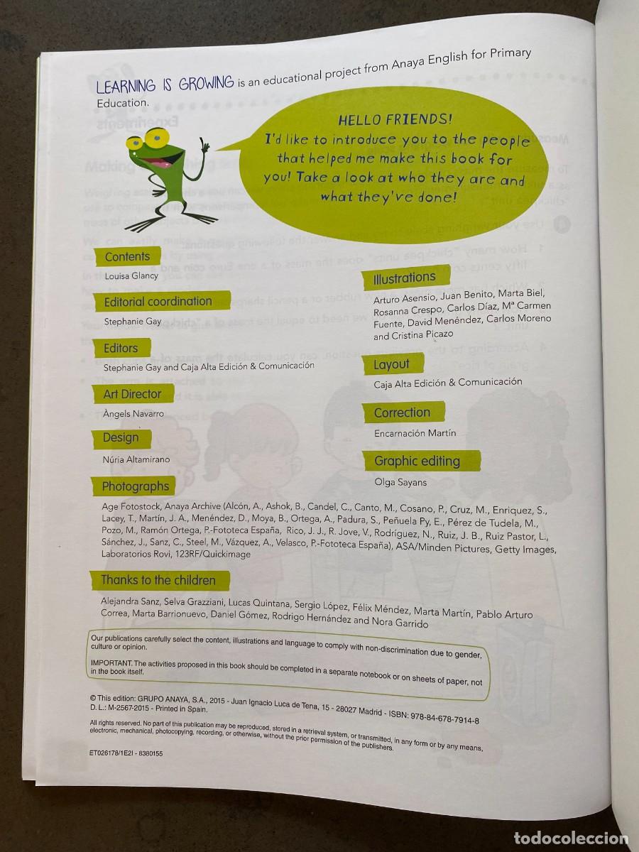 Libros: Libros Ingl&eacute;s (Natural Science 3) Ed. Anaya 2015 - Foto 7