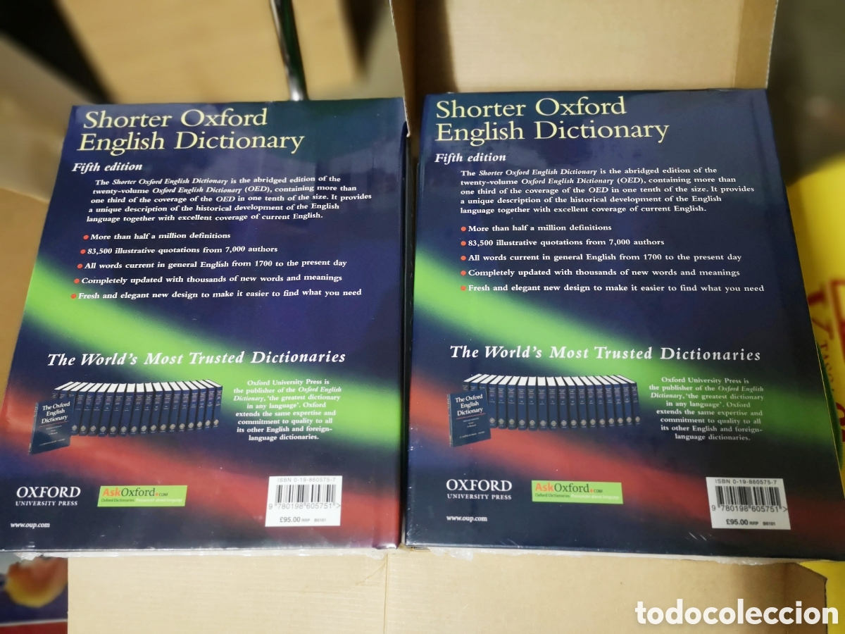 Libros: Shorter Oxford English Dictionary, 2 tomos - Foto 3