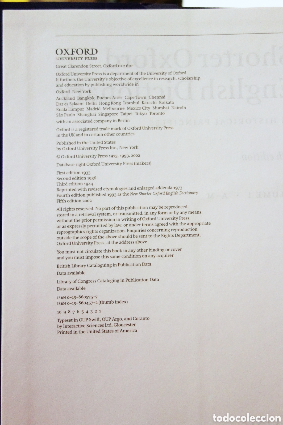 Libros: Shorter Oxford English Dictionary, 2 tomos - Foto 9
