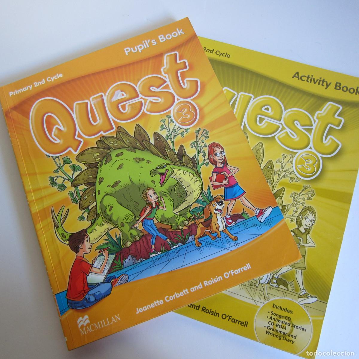 Libros: QUEST 3 (MCMILLAN) 2 UD. IDIOMAS INFANTIL - Foto 1