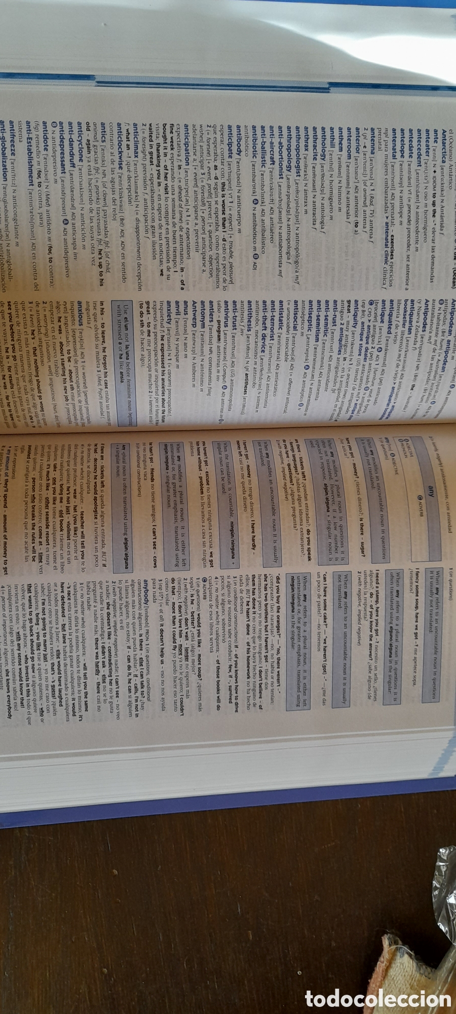 Libros: Collins Master. Diccionario ingl&eacute;s espa&ntilde;ol. Biling&uuml;e - Foto 7