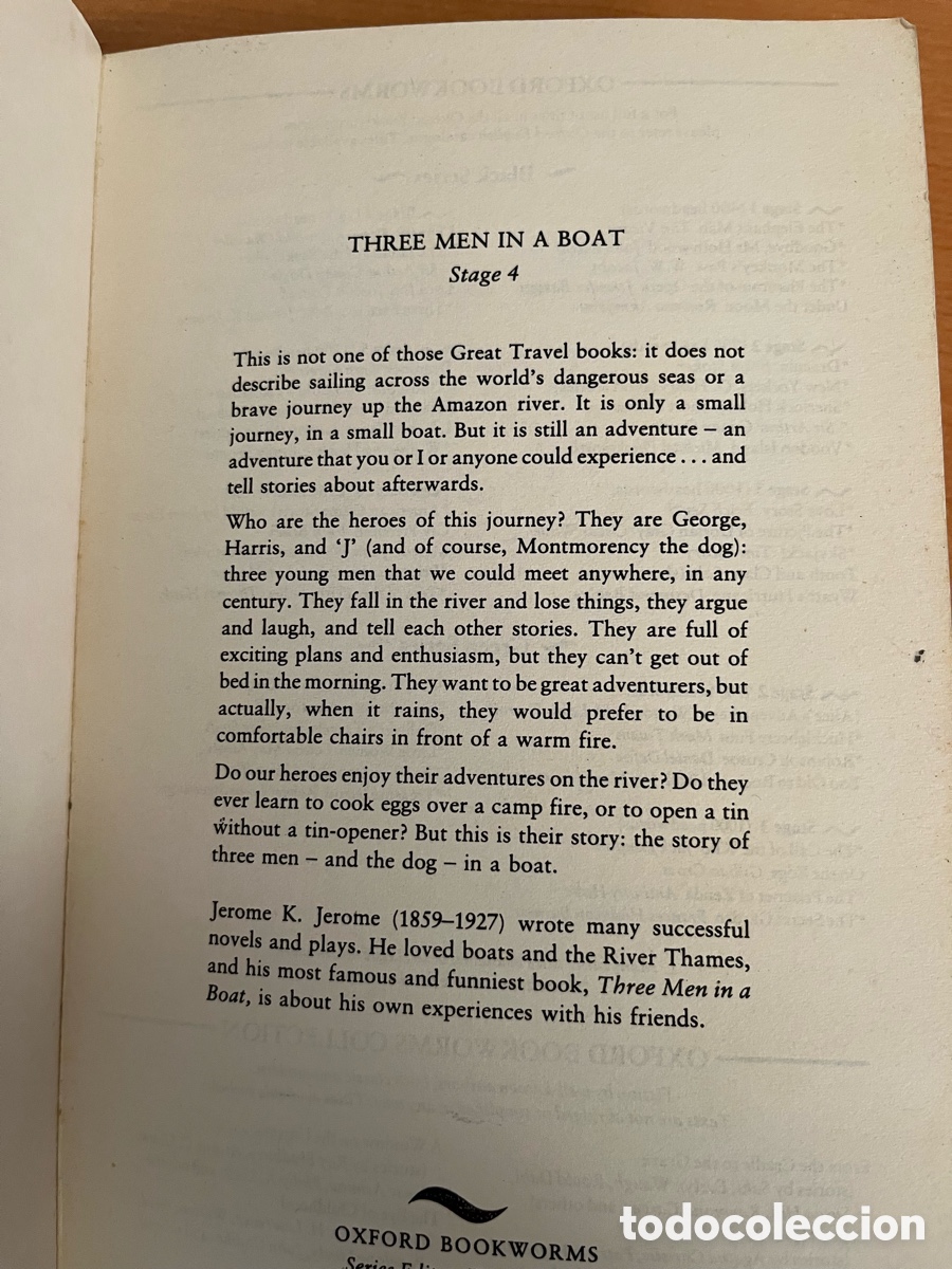 Libros: Oxford Bookworms 4: Three Men In a Boat - Foto 3