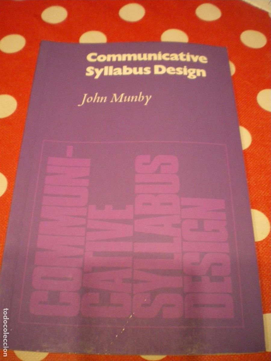 Libros: COMMUNICATIV SYLLABUS DESIGN, JOHN MUNBY - Foto 1