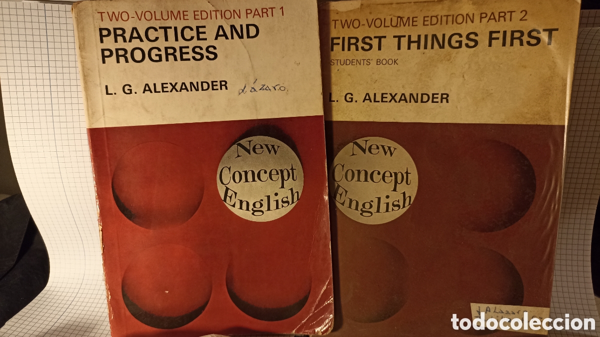 books: New Concept English. -L.G. Alexander- (2libros)
